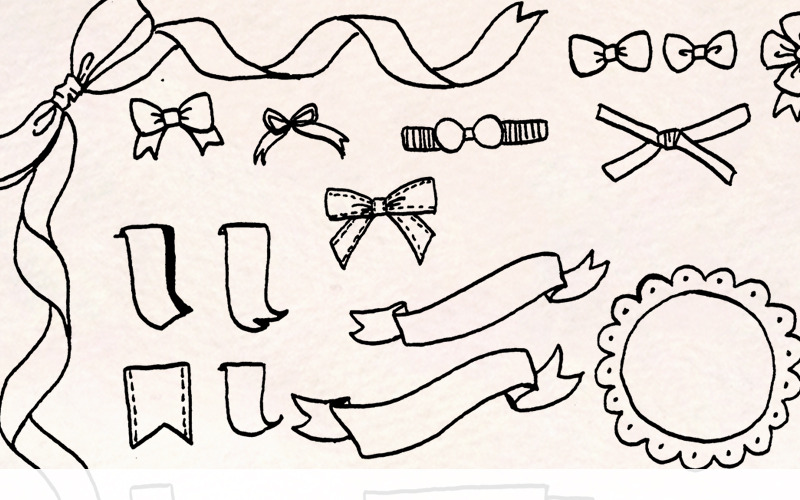 50 fitas, rosetas e florescer - ilustração