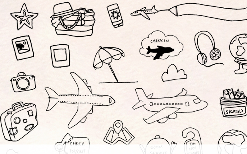 Download Иллюстрация "58 Holiday, Travel and Transport - Illustration" / 58 Holiday, Travel and Transport - Illustration - Иллюстрация на тему графика graphics blog illustration vector commercial use hand drawn shop travel clipart transport holiday pictures blogger plane