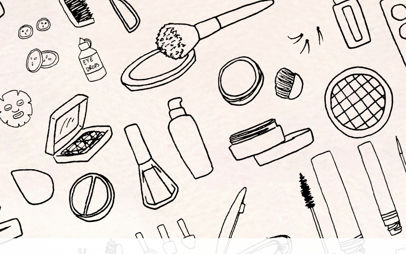 70 Kosmetika och smink - Illustration