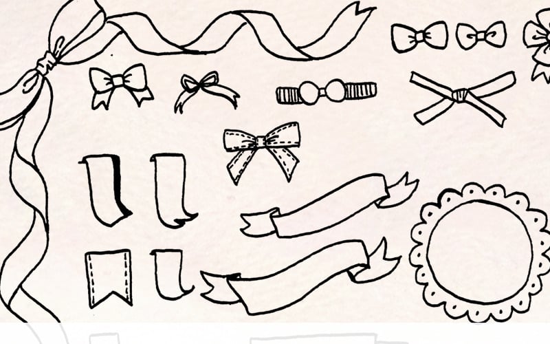 50 Kurdele, Rozet ve Süsleme - İllüstrasyon