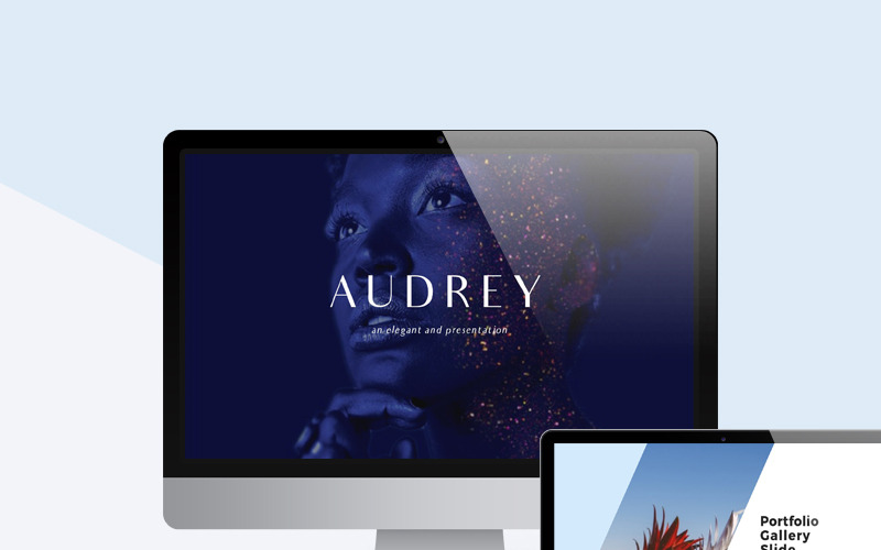Modèle PowerPoint Audrey Creative & Clean