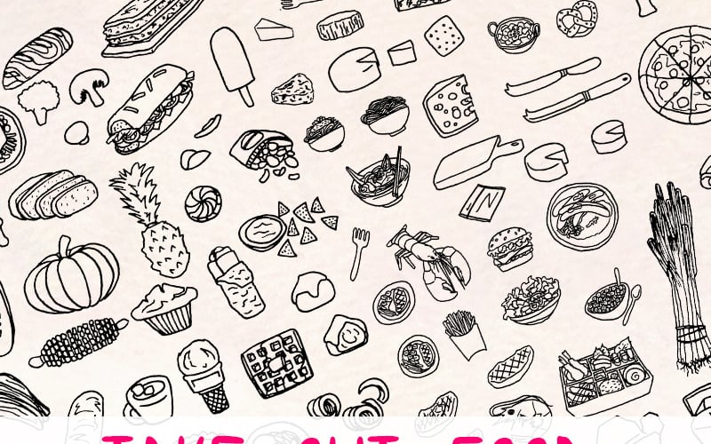 126 Voedsel en keuken - illustratie