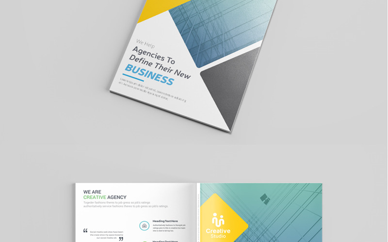 Download Фирменный стиль "Define Brochure - Corporate Identity Template" / Define Brochure - Corporate Identity Template - Фирменный стиль на тему графика abstract art artistic blue building computer corporate graph graphic green hi-quality id kit internet logo modern multimedia official photo play