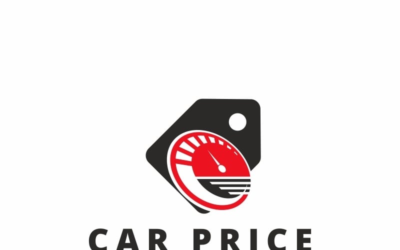 Modelo de logotipo de preço de carro