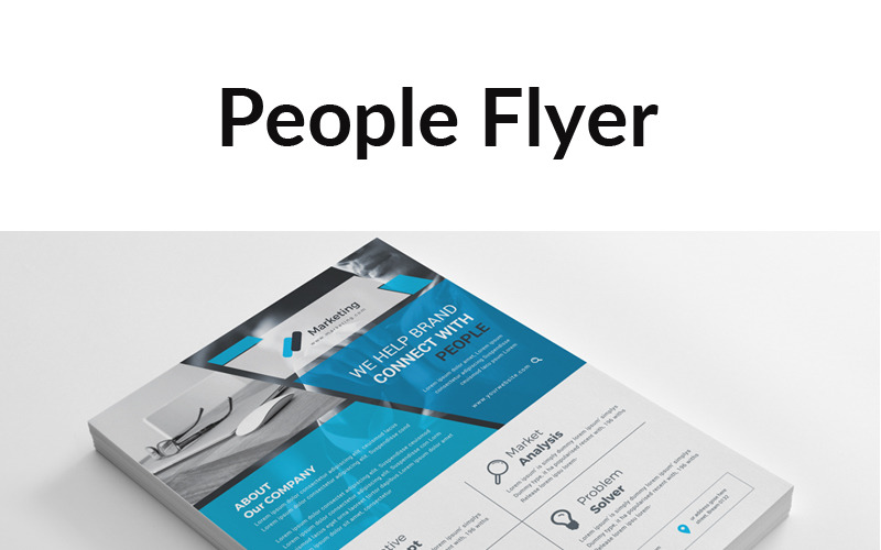People Flyer - шаблон фирменного стиля