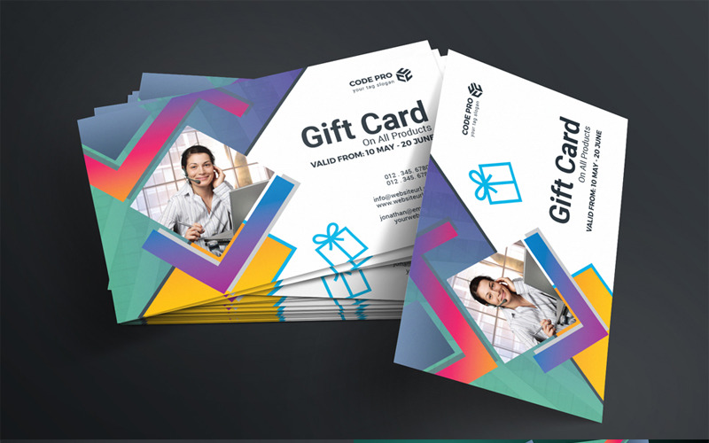 Download Фирменный стиль "Valid Gift Card - Corporate Identity Template" / Valid Gift Card - Corporate Identity Template - Фирменный стиль на тему графика abstract art artistic blue building computer corporate graph graphic green hi-quality id kit internet logo modern multimedia official photo play