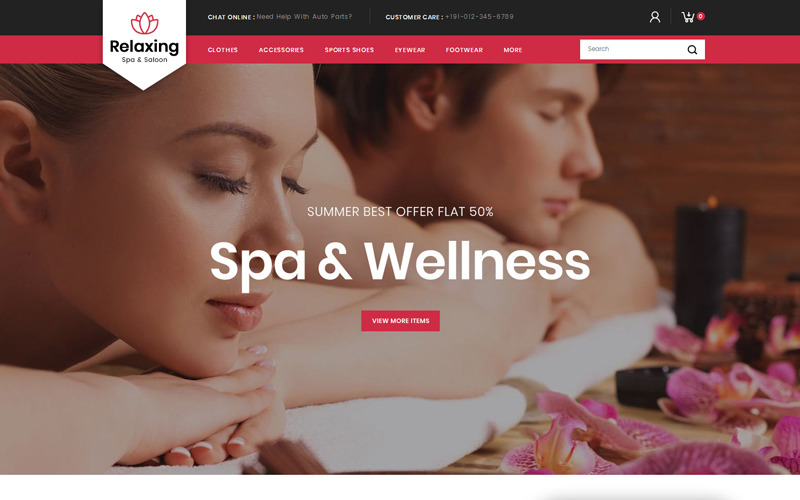 тема spa &amp; salon prestashop