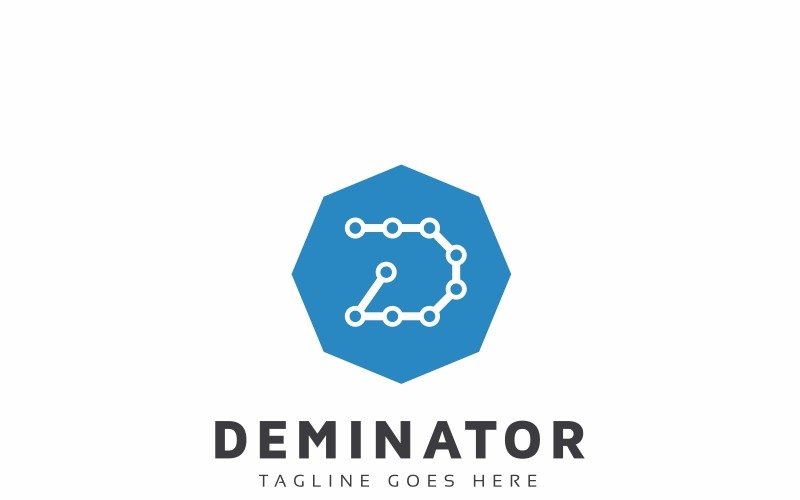Download Шаблон логотипа "Deminator D Letter Logo Template" / Deminator D Letter Logo Template - Шаблон логотипа на тему графика branding business concept corporate design customizable d letter fashion identity industry inside insurance logo multimedia multipurpose office photography simple software