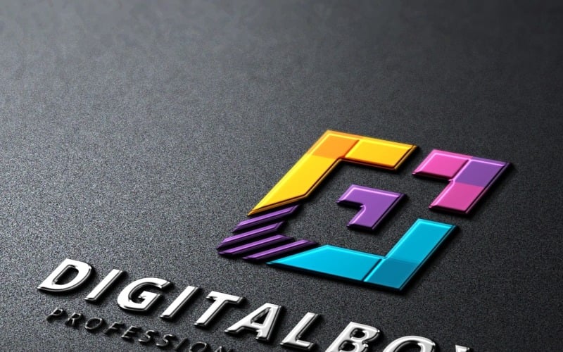 Digital Box Logo Template