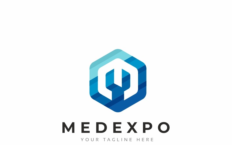 Download Шаблон логотипа "Medexpo M Letter Logo Template" / Medexpo M Letter Logo Template - Шаблон логотипа на тему графика agency consultant consulting creative development entertainment expert firm group letter m line logo market marketing master maximum media meta minimal