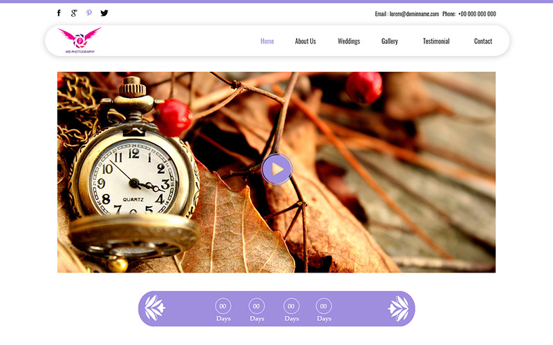 Download PSD шаблон "WD Photography - Wedding PSD Template" / WD Photography - Wedding PSD Template - PSD шаблон на тему графика wedding photography photographer studio bridal love portfolio marriage pre-wedding photos pictures engagement gallery models photoshoot digital psd template photoshop theme