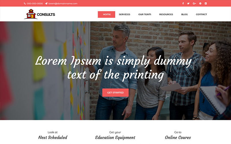 Download PSD шаблон "Consults- School Education PSD Template" / Consults- School Education PSD Template - PSD шаблон на тему начальная школа school education theme template psd photoshop