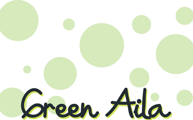 Zielona czcionka Aila