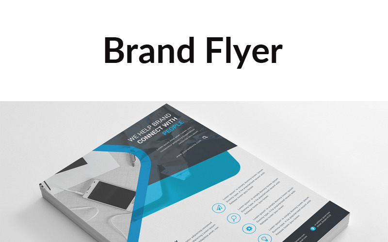 Lines Brand Flyer - Modello di identità aziendale