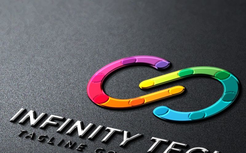 Szablon Logo Infinity Tech