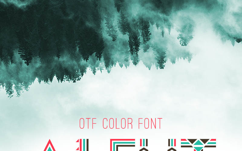 Download Шрифт "Tribal Aleut OTF ??olor Font" / Tribal Aleut OTF ??olor Font - Шрифт на тему графика tribal logo alphabet ethnic font indian modern alaska handmade native textile traditional folk type typography abc aleut border character creative