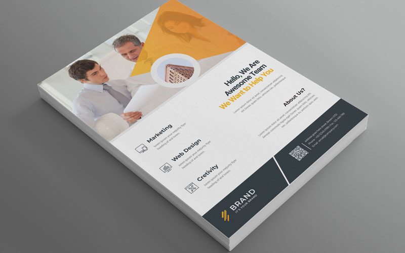 Download Фирменный стиль "Brand - Flyer - Corporate Identity Template" / Brand - Flyer - Corporate Identity Template - Фирменный стиль на тему графика flyer,corporate,creative,travel,business,card,liflet,computer,internet,stationery,id,kit,blue,hi-quality,official,symple,green