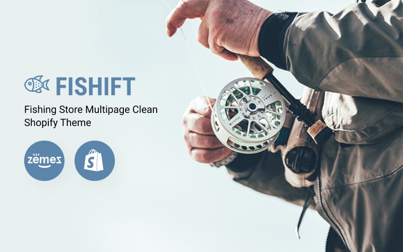 Fishift - Fiskebutik Multipage Clean Shopify-tema