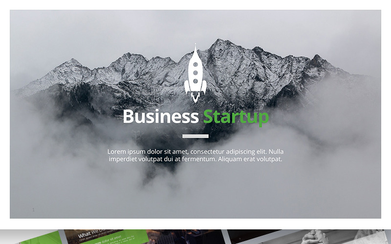 2019 Startup Business PowerPoint-sjabloon