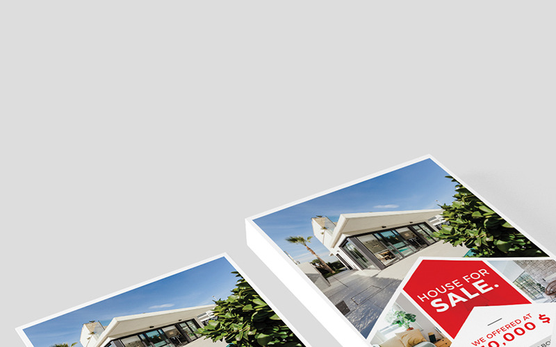 Рекламный проспект Rex Property DL - шаблон фирменного стиля
