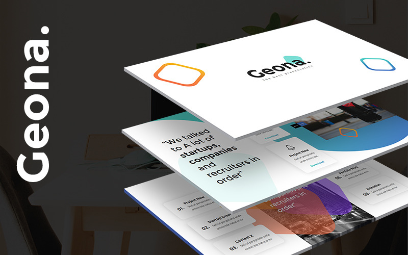 Geona Creative PowerPoint sablon