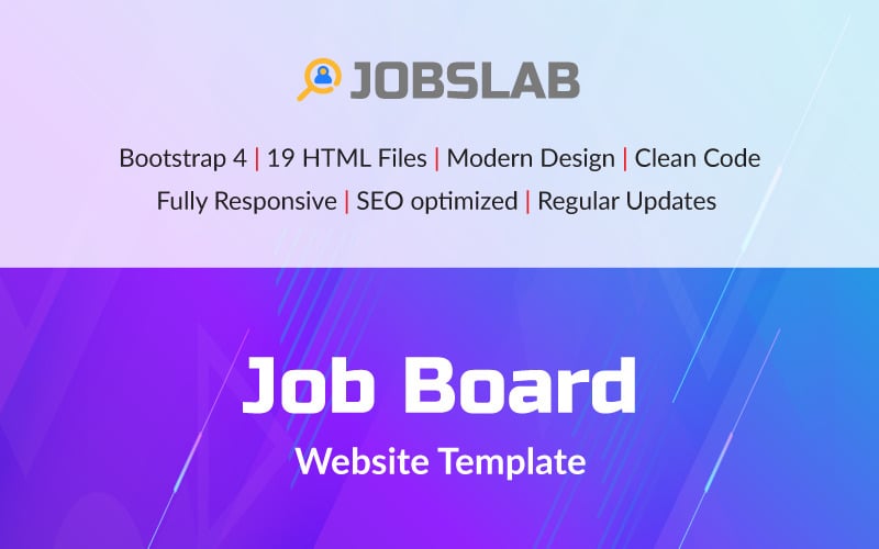 JobsLab - Job Board Website-Vorlage