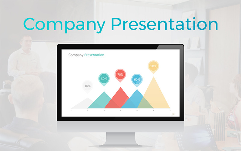 Modelo de PowerPoint de slides da empresa