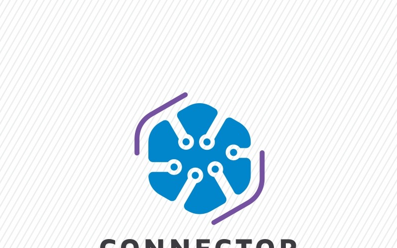 Connector Logo sjabloon