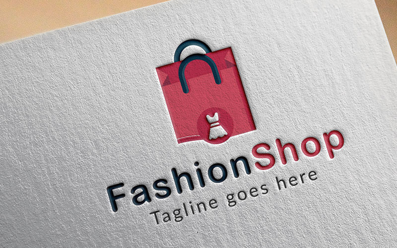 Download Шаблон логотипа "FashionShop Logo Template" / FashionShop Logo Template - Шаблон логотипа на тему графика bag buy care clothes clothing fashion shop store girl handmade logo man market mobile mode model modern professional