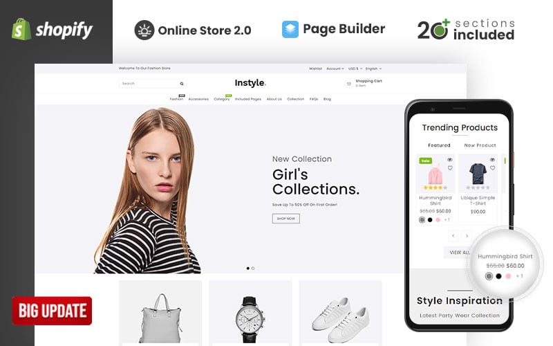Instyle Fashion: Trendy Shopify Theme for Your Online Store