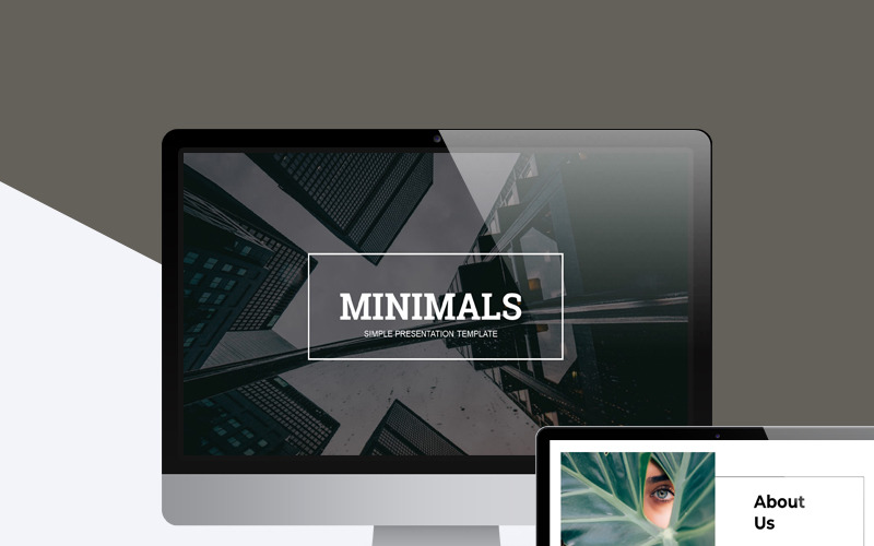 Minimals Bedrijfspresentatie PowerPoint-sjabloon