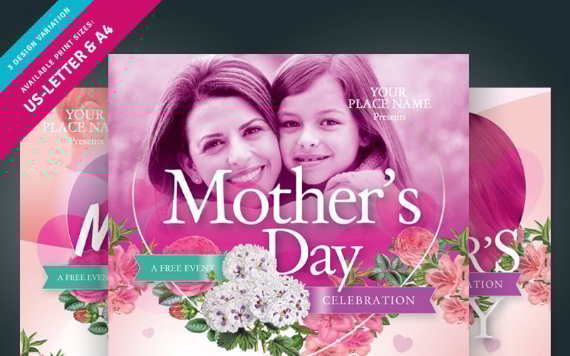 Download Фирменный стиль "Mother's Day - Corporate Identity Template" / Mother's Day - Corporate Identity Template - Фирменный стиль на тему графика day mother night party brunch contest service church festival games celebration love valentine&amp;#039;s woman flyer leaflet pamphlet ad ads mother&amp;#039;s