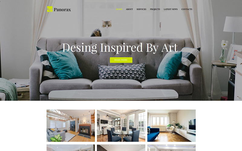 дизайн интерьера moto cms html шаблон