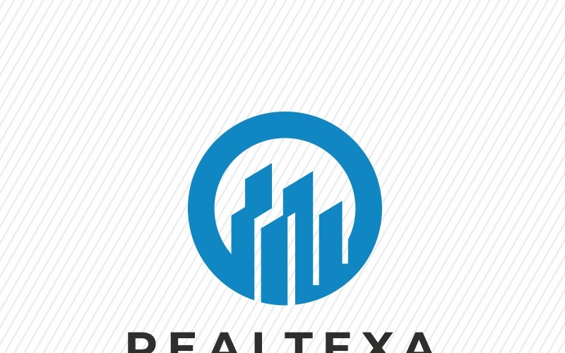 Download Шаблон логотипа "Real Estate Logo Template" / Real Estate Logo Template - Шаблон логотипа на тему графика agency architect architecture bridge build building capital city construct construction development finance home house insurance investment marketing property real estate