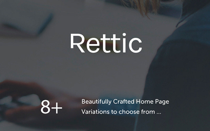 Rettic - HTML-websitesjabloon voor creatief bureau