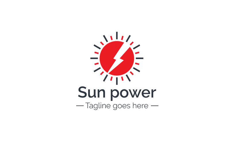 Sun Power Logo šablona