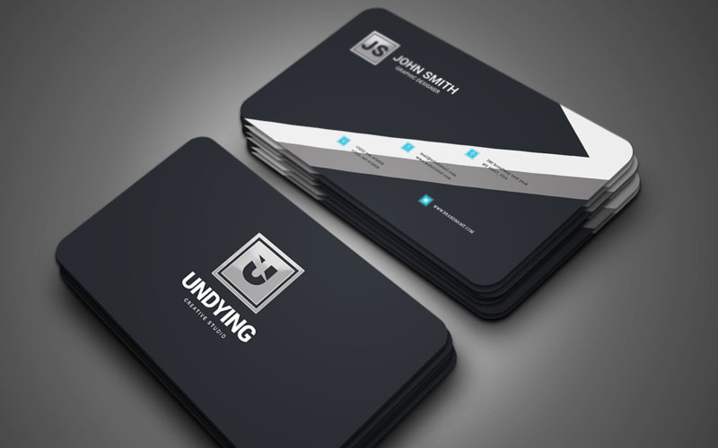Download Фирменный стиль "Undying Business Card - Corporate Identity Template" / Undying Business Card - Corporate Identity Template - Фирменный стиль на тему графика flyer corporate corporate creative flyer travel business card card liflet computer internet stationery id kit blue hi-quality official symple green