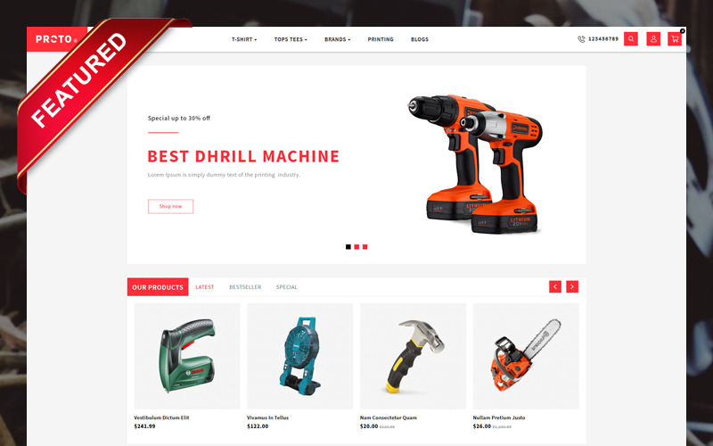 Autoparts a nástroje Proto ukládají šablonu OpenCart