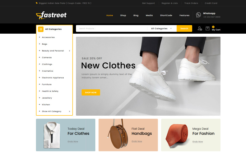 многоцелевая тема woocommerce