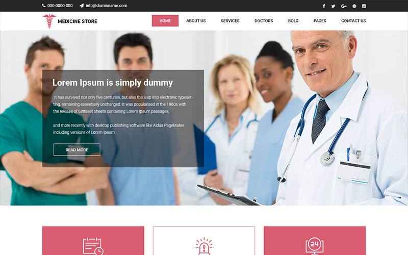 Download PSD шаблон "Medicine Store - Medicine Store PSD Template" / Medicine Store - Medicine Store PSD Template - PSD шаблон на тему графика medicine store ecommerce template theme psd photoshop