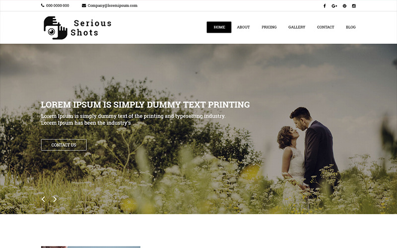 Download PSD шаблон "Serious Shots - Photography PSD Template" / Serious Shots - Photography PSD Template - PSD шаблон на тему графика photography photo images theme template psd photoshop