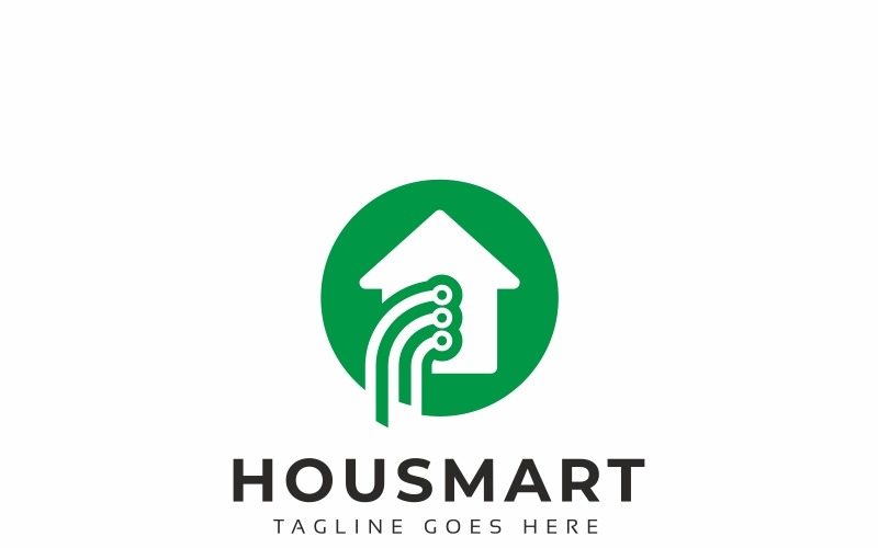 Download Шаблон логотипа "Smart Tech Home Logo Template" / Smart Tech Home Logo Template - Шаблон логотипа на тему графика accessibility automate automatic brain brand branding business circuit clever comfort computer convenience device easy guard home house idea live living