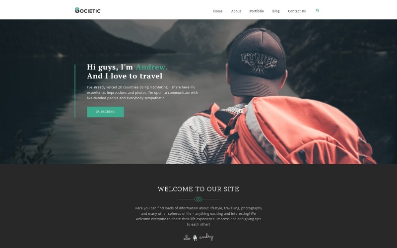 стиль жизни блог универсальный современный wordpress элементор тема