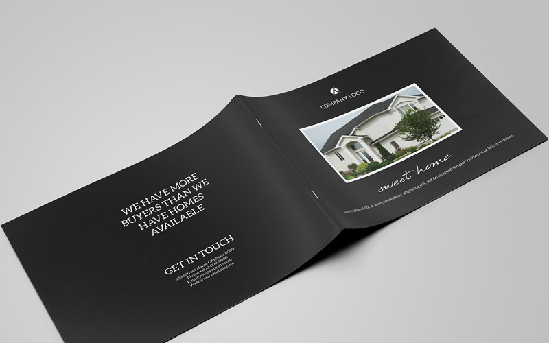 Download Фирменный стиль "Sweet Home Real Estate Brochure - Corporate Identity Template" / Sweet Home Real Estate Brochure - Corporate Identity Template - Фирменный стиль на тему графика realestate real estate brochure catalog relator open house interior magazine home property sale photoshop template