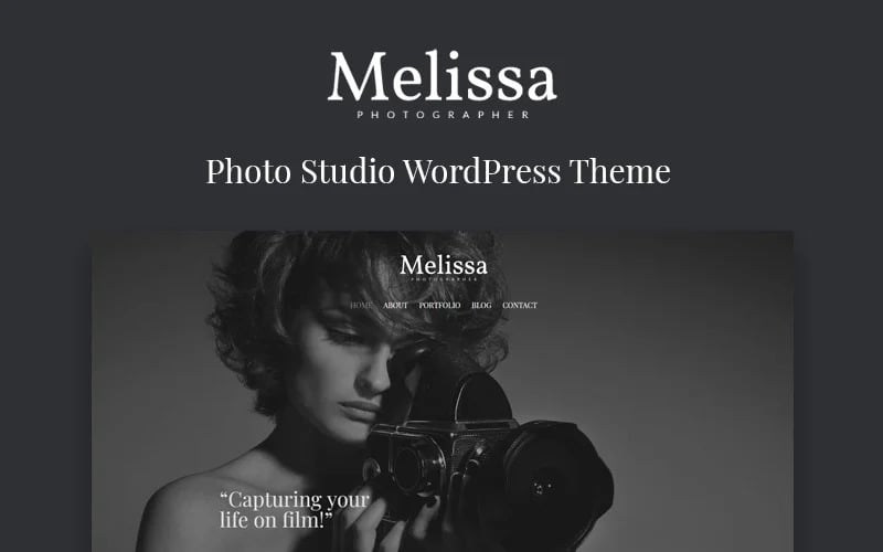 Melissa - Fotografia uniwersalny kreatywny motyw WordPress Elementor