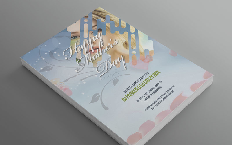 Download Фирменный стиль "Mother Day Flyer - Corporate Identity Template" / Mother Day Flyer - Corporate Identity Template - Фирменный стиль на тему графика advertising celebration clean day design elegant event festival file flyer happy holiday mothers night club nightclub organized