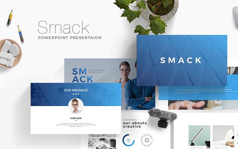 Smack Minimal PowerPoint-sjabloon