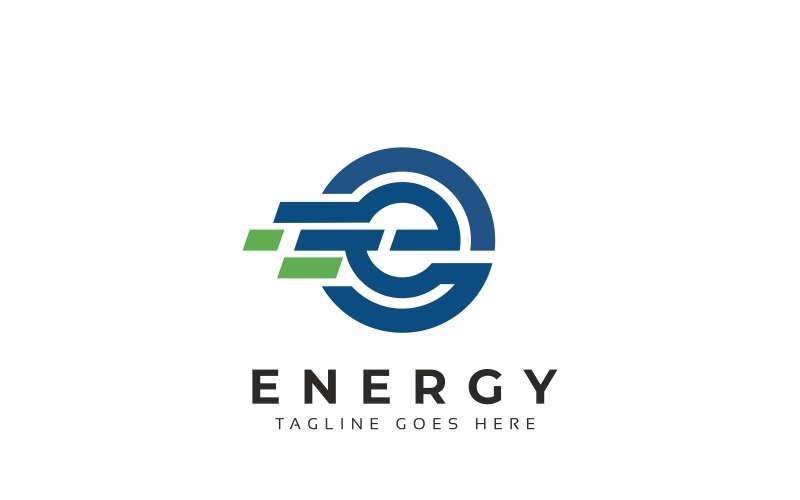 Energie E Brief Logo Vorlage