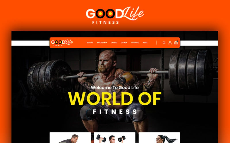 wereld Rang wij GoodLife Fitness - Online Store OpenCart Template