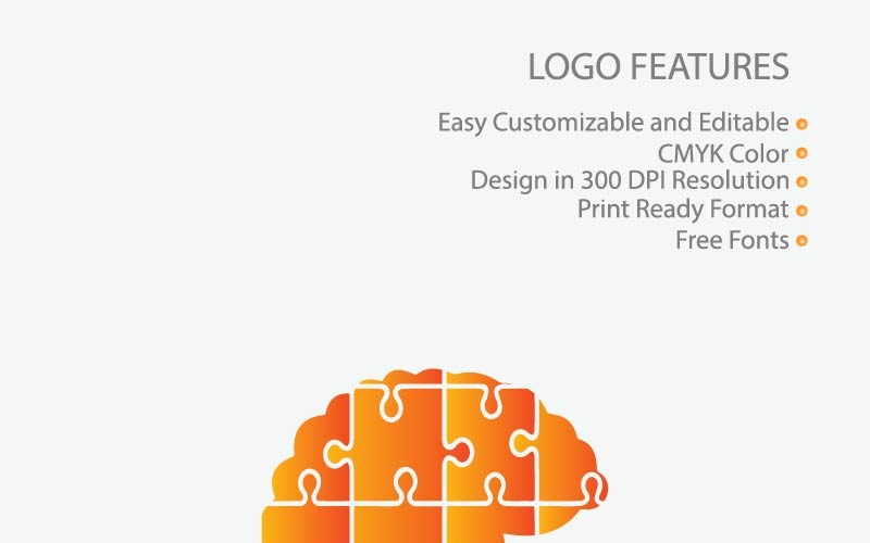 Download Шаблон логотипа "Puzzle Brain Logo Template" / Puzzle Brain Logo Template - Шаблон логотипа на тему графика brain puzzle logo icon vector mind creative idea template head design education think concept technology creativity intelligence innovation illustration brainstorm